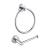 KIBI USA C-KBA14-2CH-2 Circular 2 Piece Bathroom Hardware Set in Chrome