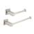 KIBI USA C-KBA15-2BN-1 Cube 2-Piece Bathroom Hardware Set in Brushed Nickel