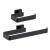 KIBI USA C-KBA16-2MB-1 Blaze 2-Piece Bathroom Hardware Set in Matte Black