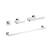 KIBI USA C-KBA16-4CH Blaze 4-Piece Bathroom Hardware Set in Chrome