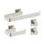 KIBI USA C-KBA16-4BN-1 Blaze 4-Piece Bathroom Hardware Set in Brushed Nickel