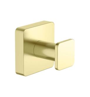 KIBI USA KBA1601BG Blaze Bathroom Towel & Robe Hook in Brushed Gold