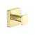 KIBI USA KBA1601BG Blaze Bathroom Towel & Robe Hook in Brushed Gold