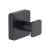 KIBI USA KBA1601MB Blaze Bathroom Towel & Robe Hook in Matte Black