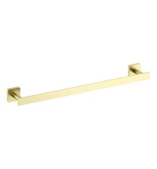 KIBI USA KBA1605BG Blaze Bathroom Towel Bar in Brushed Gold