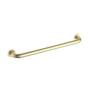 KIBI USA KGB1024BG Circular 26 3/8'' Stainless Steel Bathroom Safety Grab Bar in Brushed Gold
