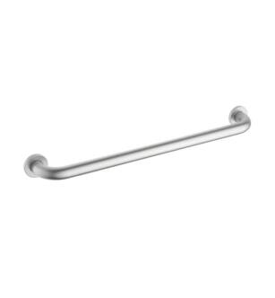 KIBI USA KGB1024BN Circular 26 3/8'' Stainless Steel Bathroom Safety Grab Bar in Brushed Nickel