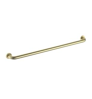 KIBI USA KGB1036BG Circular 38 3/8'' Stainless Steel Bathroom Safety Grab Bar in Brushed Gold