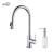 KIBI USA C-KKF2005CH-KSD100CH Napa Single Handle Pull Down Kitchen Sink Faucet with Soap Dispenser