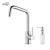 KIBI USA C-KKF2012CH-KSD100CH Macon Single Handle Bar Sink Faucet with Soap Dispenser