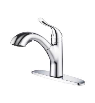 KIBI USA F103CH Single Handle Pull Down Kitchen Faucet