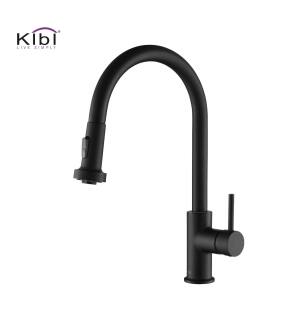 KIBI USA KKF2002MB Casa Single Handle Pull Down Kitchen Sink Faucet