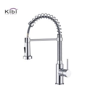 KIBI USA KKF2003CH Aurora Single Handle Pull Down Kitchen Sink Faucet