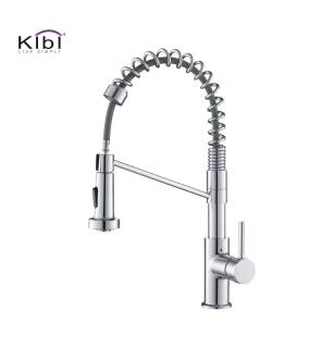 KIBI USA KKF2004CH Lodi Single Handle Pull Down Kitchen Sink Faucet