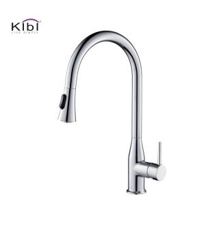 KIBI USA KKF2005CH Napa Single Handle Pull Down Kitchen Sink Faucet