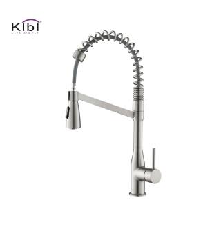 KIBI USA KKF2006BN Largo Single Handle Pull Down Kitchen Sink Faucet