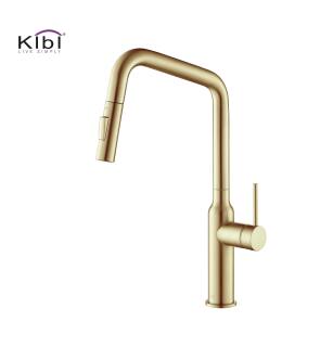 KIBI USA KKF2007BG Macon Single Handle Pull Down Kitchen Sink Faucet