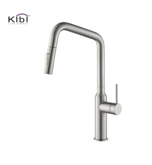 KIBI USA KKF2007BN Macon Single Handle Pull Down Kitchen Sink Faucet
