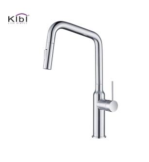 KIBI USA KKF2007CH Macon Single Handle Pull Down Kitchen Sink Faucet