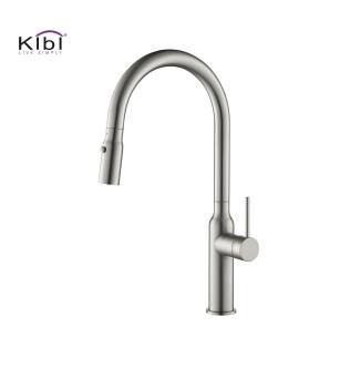 KIBI USA KKF2008BN Hilo Single Handle Pull Down Kitchen Sink Faucet