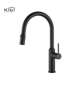 KIBI USA KKF2008MB Hilo Single Handle Pull Down Kitchen Sink Faucet