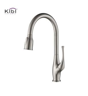KIBI USA KKF2010BN Cedar Single Handle Pull Down Kitchen Sink Faucet