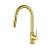 KIBI USA KKF2013BG Circular Single Handle Pull Down Kitchen Faucet