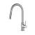 KIBI USA KKF2013BN Circular Single Handle Pull Down Kitchen Faucet