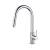 KIBI USA KKF2013CH Circular Single Handle Pull Down Kitchen Faucet