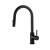 KIBI USA KKF2013MB Circular Single Handle Pull Down Kitchen Faucet