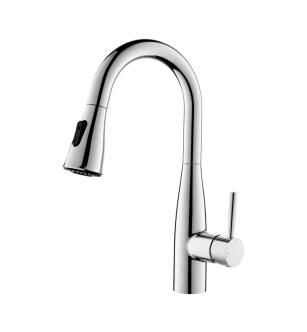 KIBI USA KKF2015CH Bari Single Handle Pull Down Kitchen & Bar Sink Faucet