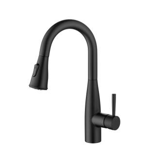 KIBI USA KKF2015MB Bari Single Handle Pull Down Kitchen & Bar Sink Faucet