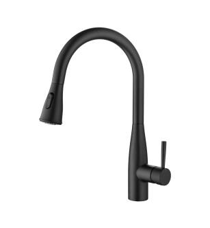 KIBI USA KKF2016MB Bari-T Single Handle Pull Down Kitchen Sink Faucet