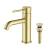 KIBI USA F201BG Single Handle Bathroom Sink Faucet with Pop Up Drain in Brushed Gold