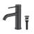 KIBI USA F201MB Single Handle Bathroom Sink Faucet with Pop Up Drain in Matte Black