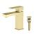 KIBI USA F202BG Single Handle Bathroom Sink Faucet with Pop Up Drain in Brushed Gold