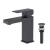 KIBI USA F202MB Single Handle Bathroom Sink Faucet with Pop Up Drain in Matte Black