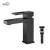 KIBI USA C-KBF1002MB-KPW100MB Cubic Single Handle Bathroom Vanity Sink Faucet with Pop Up Drain