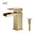 KIBI USA C-KBF1004BG-KPW100BG Waterfall Single Handle Bathroom Vanity Sink Faucet with Pop Up Drain