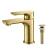 KIBI USA C-KBF1019BG-KPW100BG Tender Single Handle Bathroom Vanity Sink Faucet with Pop Up Drain