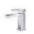 KIBI USA KBF1002CH Cubic Single Handle Bathroom Vanity Sink Faucet