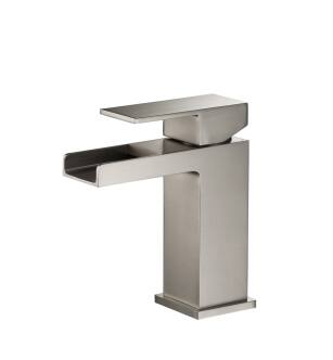 KIBI USA KBF1004BN Waterfall Single Handle Bathroom Vanity Sink Faucet