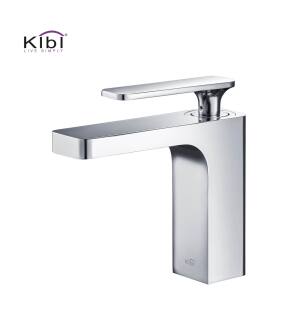 KIBI USA KBF1006CH Infinity Single Handle Bathroom Vanity Sink Faucet