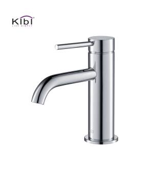 KIBI USA KBF1008CH Circular Single Handle Bathroom Vanity Sink Faucet