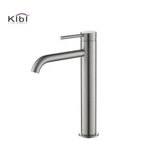 KIBI USA KBF1009BN Circular Single Handle Bathroom Vessel Sink Faucet
