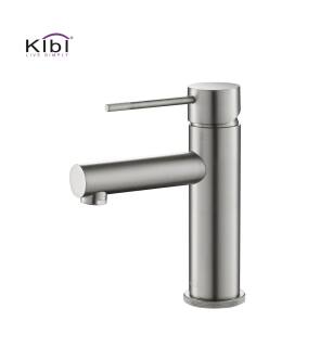KIBI USA KBF1010BN Circular X Single Handle Bathroom Vanity Sink Faucet