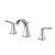 KIBI USA KBF1015CH Stonehenge Bathroom Sink 8" Widespread Faucet with Drain Assembly