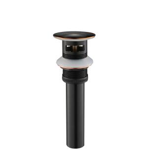 KIBI USA KPW100ORB Pop Up Drain Stopper for Bathroom with Overflow