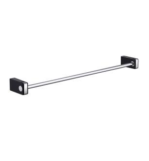 KIBI USA KBA1003CB Bathroom Hardware Accessory Towel Wall Mounted Towel Bar with Hook