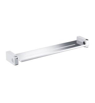 KIBI USA KBA1005CW Bathroom Hardware Accessory Wall Mounted Towel Shelf with Hook